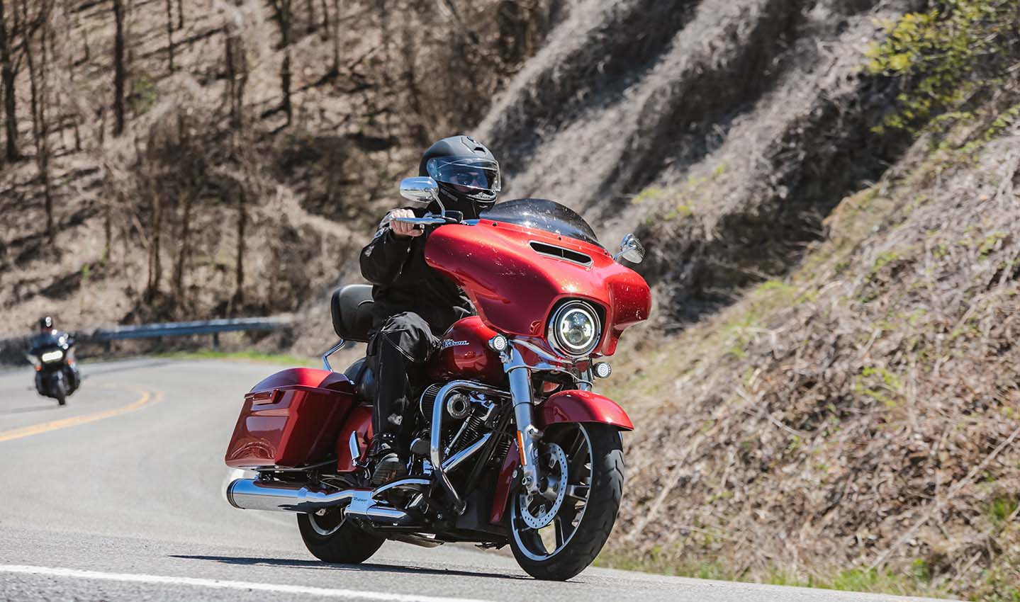 Me on my wicked ride Street Glide at the beginning of the Back of the Dragon.